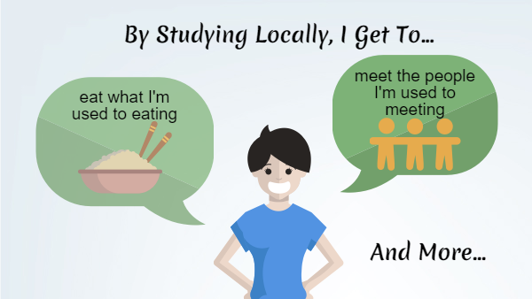 benefits of studying locally benefits of studying locally