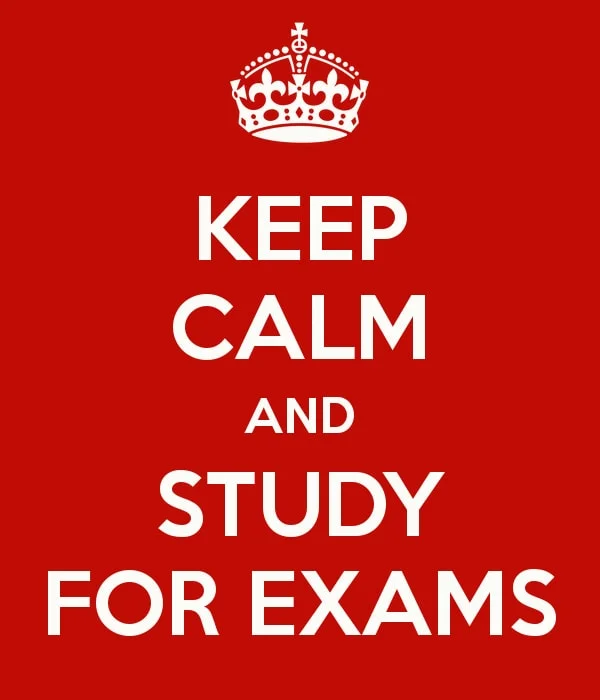 keep calm and study
