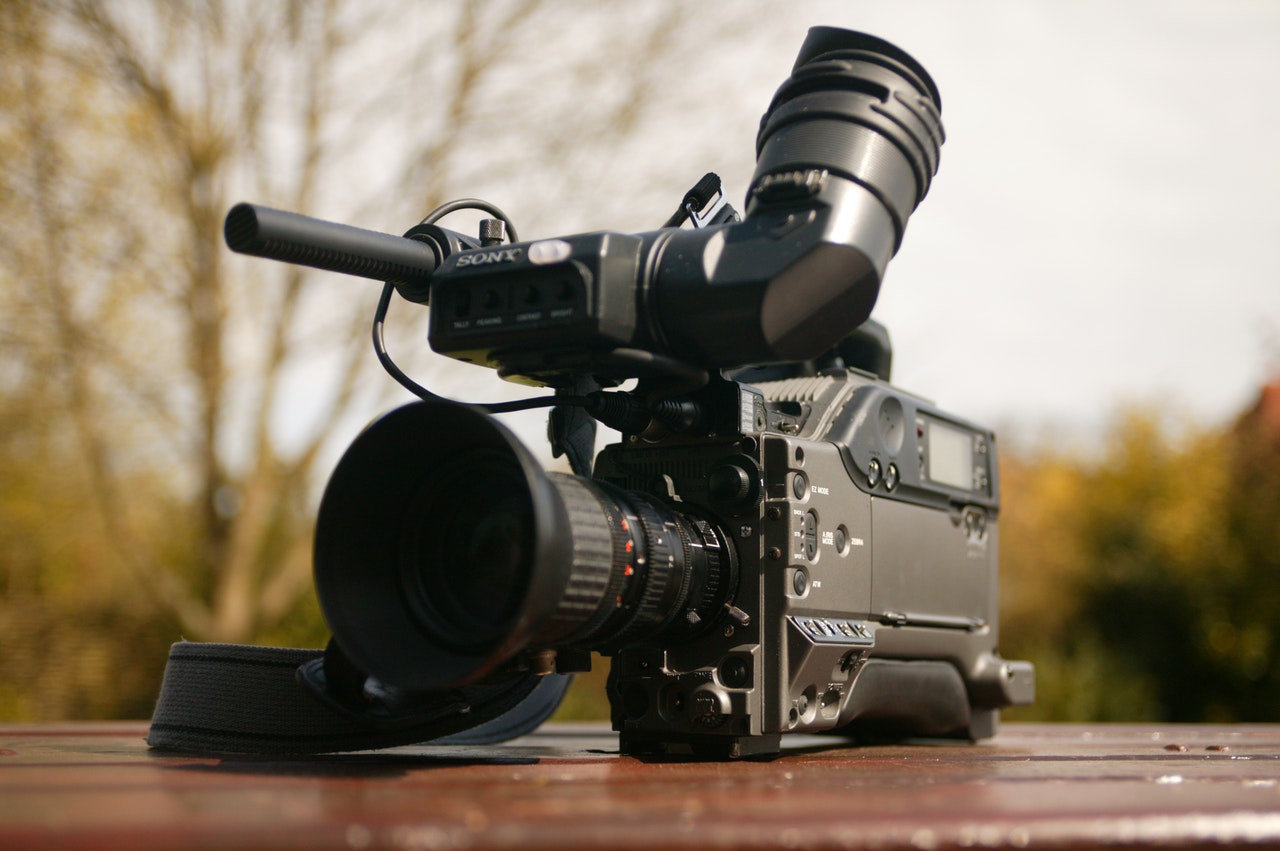 Video camera.