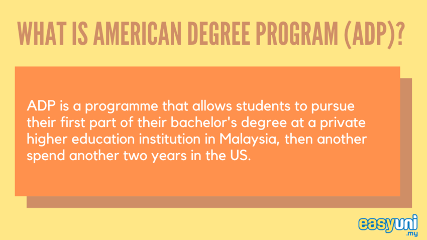 what is american degree program?