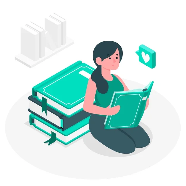 English language and literature illustration.