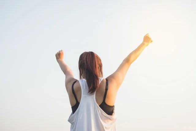 Girl feels motivated through a psychology course.