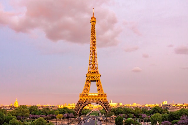 Eiffel Tower in France.