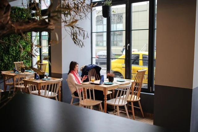 Cafe in a campus.