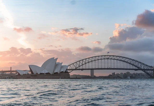 View of Australia.