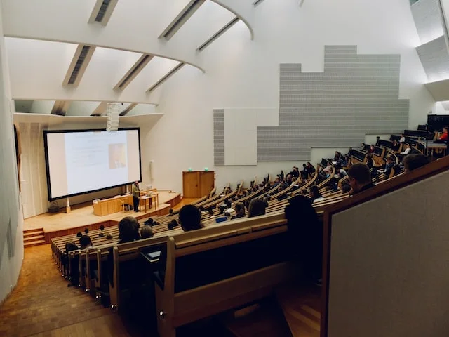 Lecture hall.